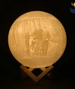 Isagon Father's Day Personalized Moon Lamp - COD Not Available