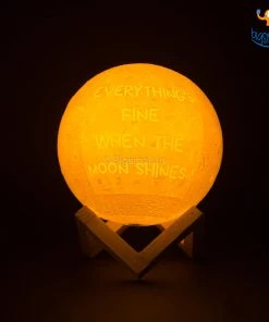 Isagon Father's Day Personalized Moon Lamp - COD Not Available
