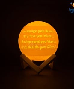 Isagon Father's Day Personalized Moon Lamp - COD Not Available