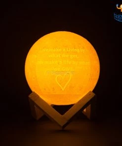 Isagon Father's Day Personalized Moon Lamp - COD Not Available