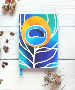 Excitinglittlethings Mor Pankh A6 Notebook Father's Day