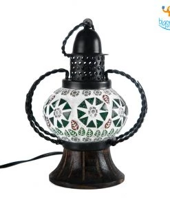 Indian Craft All Of It Mosaic Lantern Lamp (Assorted Design)