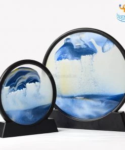 Bigsmall_hmk Father's Day Moving Sandscape Decorative Figurine