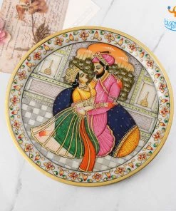 Bigsmall Hand Painted Decorative Plate With Stand All Of It