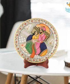 Bigsmall Hand Painted Decorative Plate With Stand All Of It