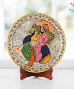 Bigsmall Hand Painted Decorative Plate With Stand All Of It