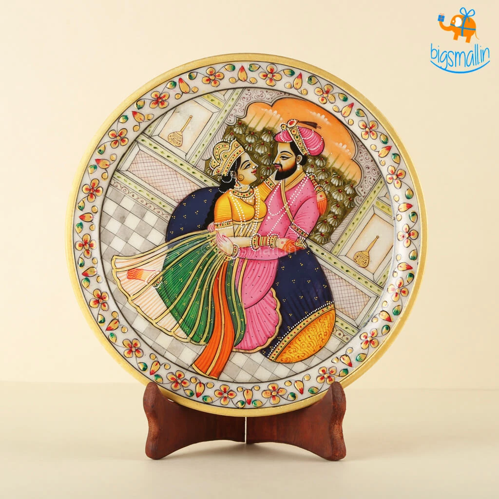 Bigsmall Hand Painted Decorative Plate With Stand All Of It