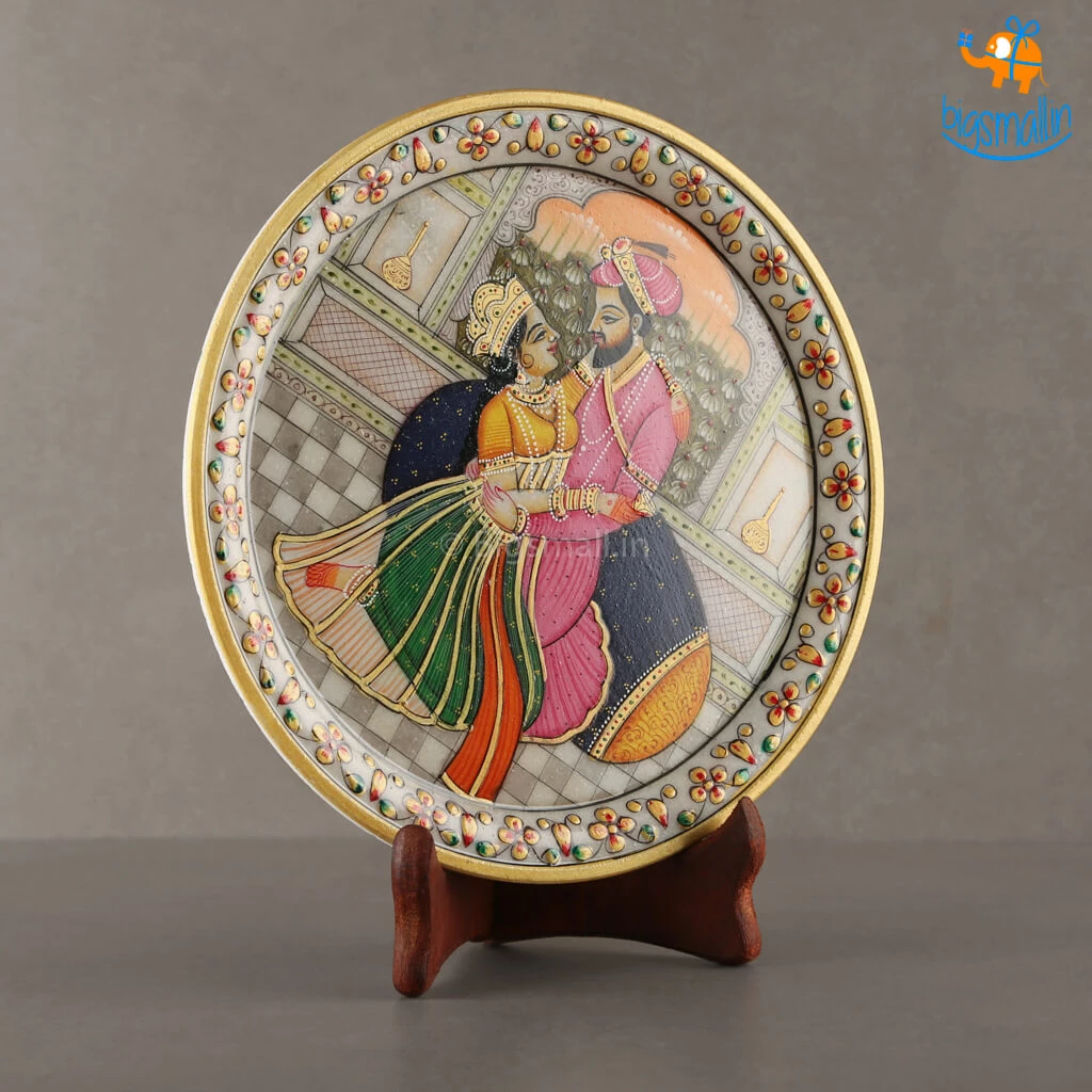Bigsmall Hand Painted Decorative Plate With Stand All Of It