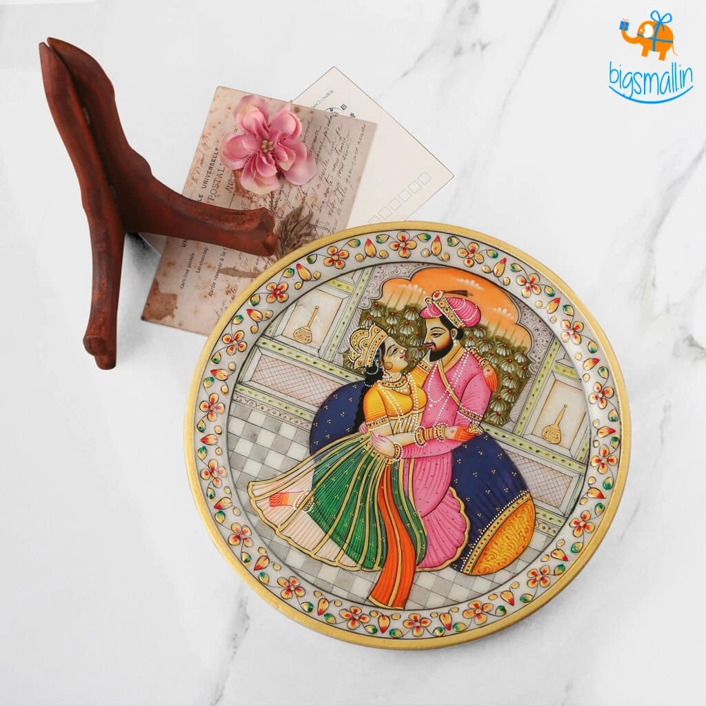 Bigsmall Hand Painted Decorative Plate With Stand All Of It
