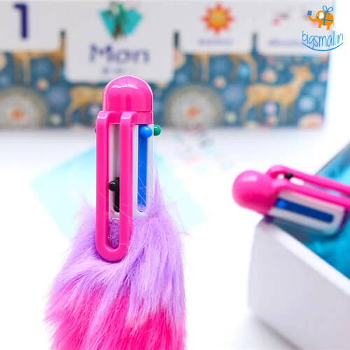 PunitSB Sale Multicolored Fur Pen - Set Of 2