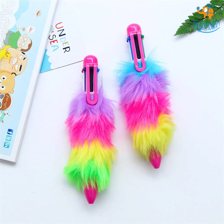 PunitSB Sale Multicolored Fur Pen - Set Of 2