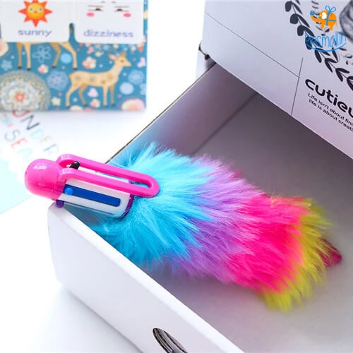PunitSB Sale Multicolored Fur Pen - Set Of 2