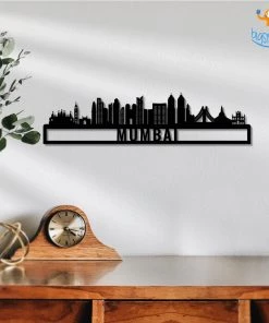 Bigsmall_cc Mumbai Skyline Wall Hanging