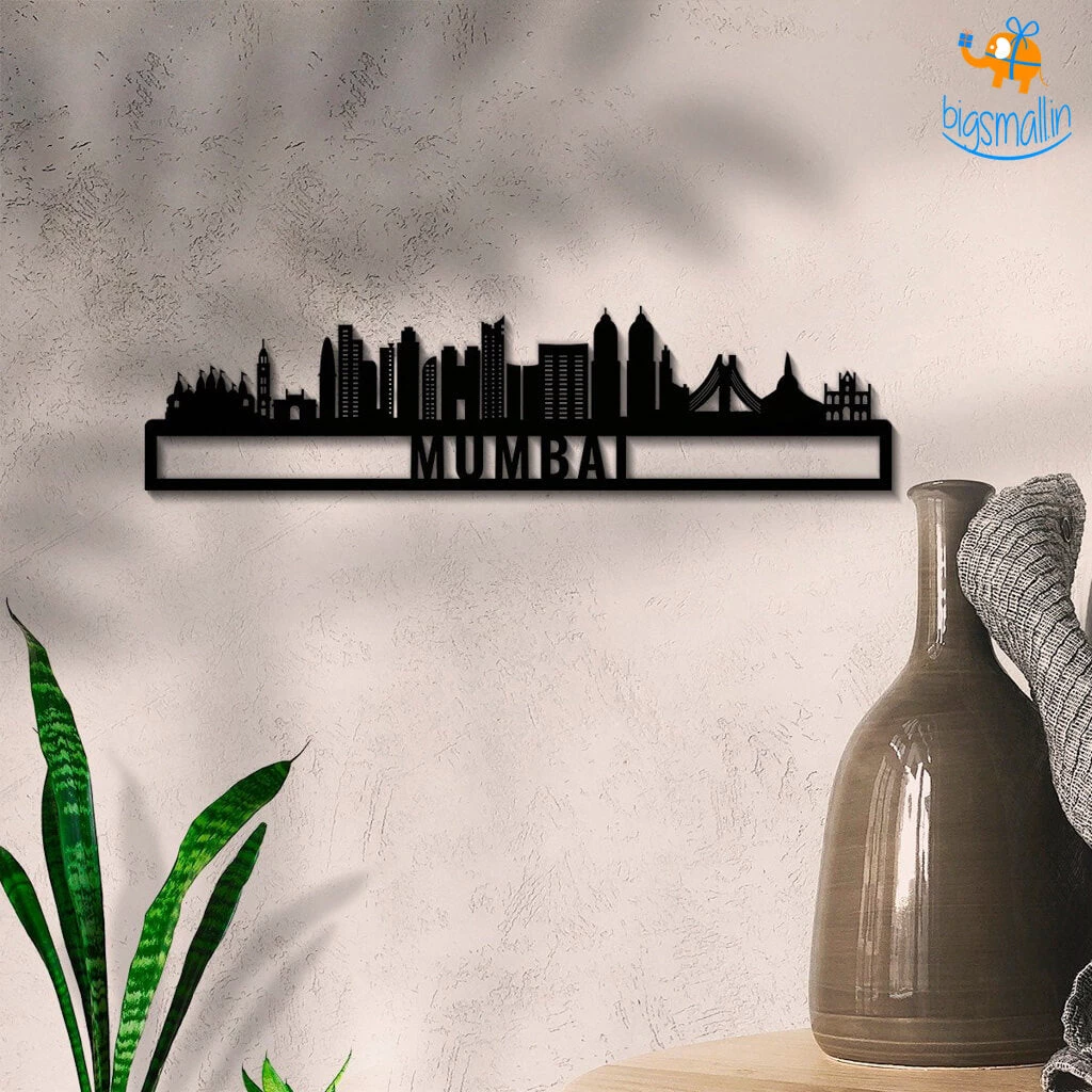 Bigsmall_cc Mumbai Skyline Wall Hanging