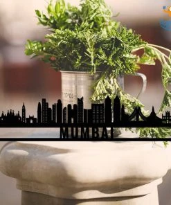 Bigsmall_cc Mumbai Skyline Wall Hanging