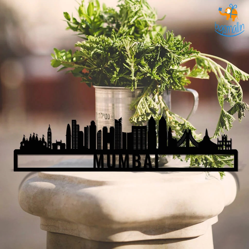 Bigsmall_cc Mumbai Skyline Wall Hanging
