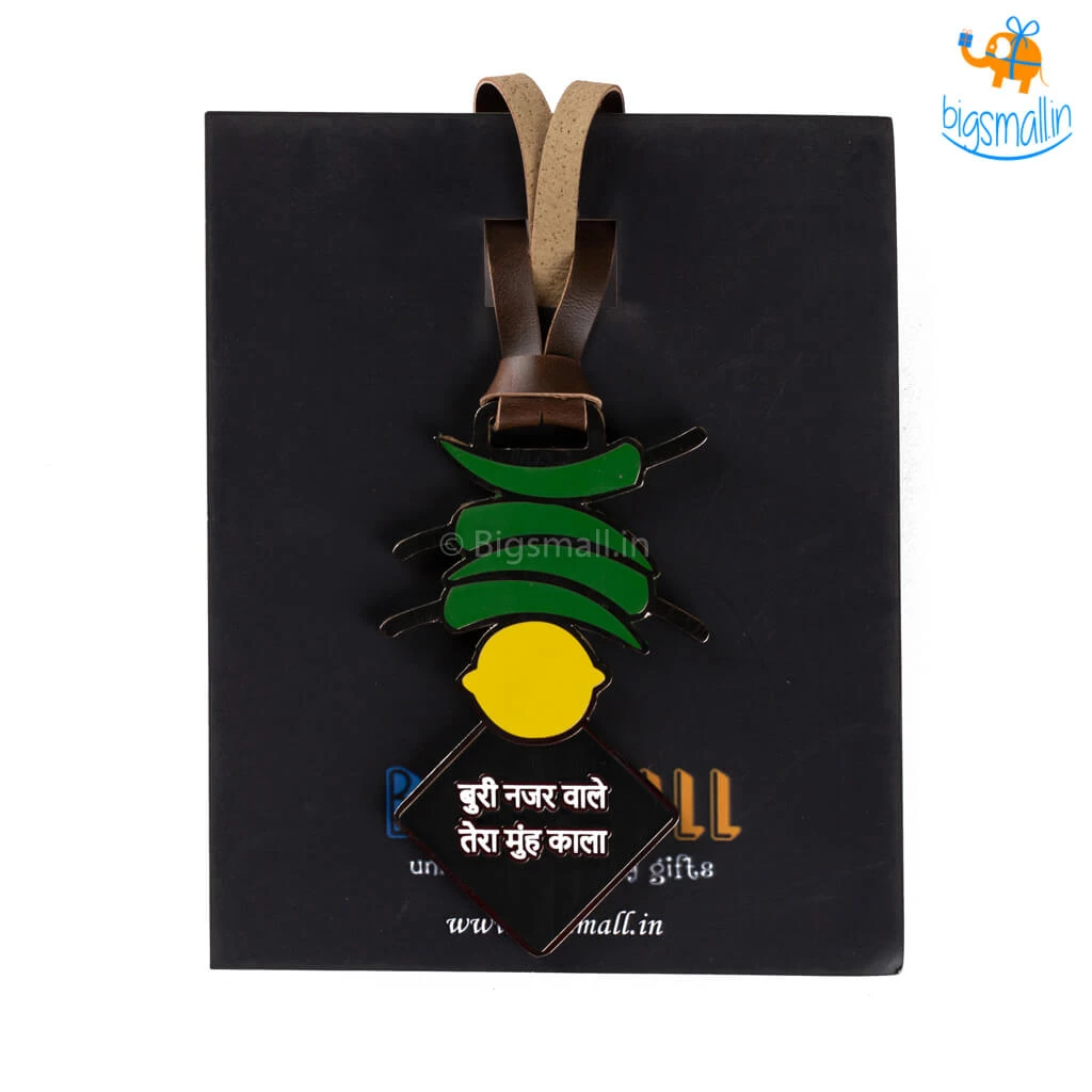 Bigsmall_piu Nimbu Mirchi Luggage Tag All Of It