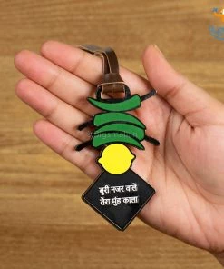 Bigsmall_piu Nimbu Mirchi Luggage Tag All Of It