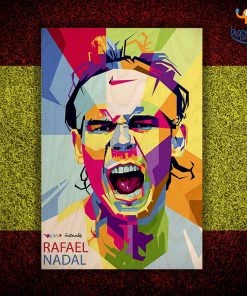 Bigsmall_cc Rafael Nadal Printed Wooden Frame Father's Day
