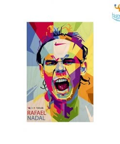 Bigsmall_cc Rafael Nadal Printed Wooden Frame Father's Day