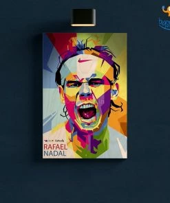 Bigsmall_cc Rafael Nadal Printed Wooden Frame Father's Day