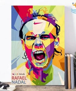 Bigsmall_cc Rafael Nadal Printed Wooden Frame Father's Day