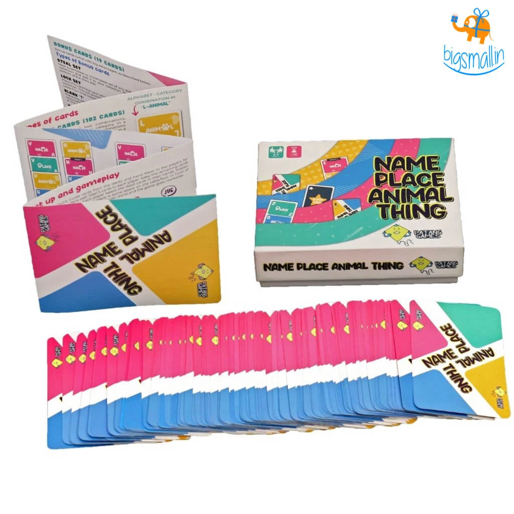 Patang Games Name Place Animal Thing Card Game All Of It
