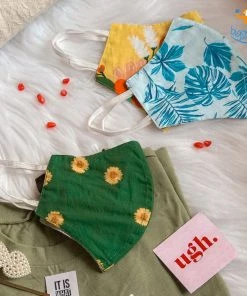 Nautankishaala All Of It Reusable Floral Cotton Printed Masks - Set Of 3