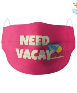 SoxyToes Father's Day Need Vacay Cotton Mask With Filter