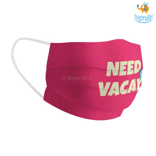 SoxyToes Father's Day Need Vacay Cotton Mask With Filter