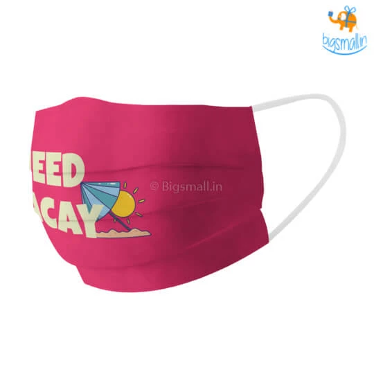 SoxyToes Father's Day Need Vacay Cotton Mask With Filter