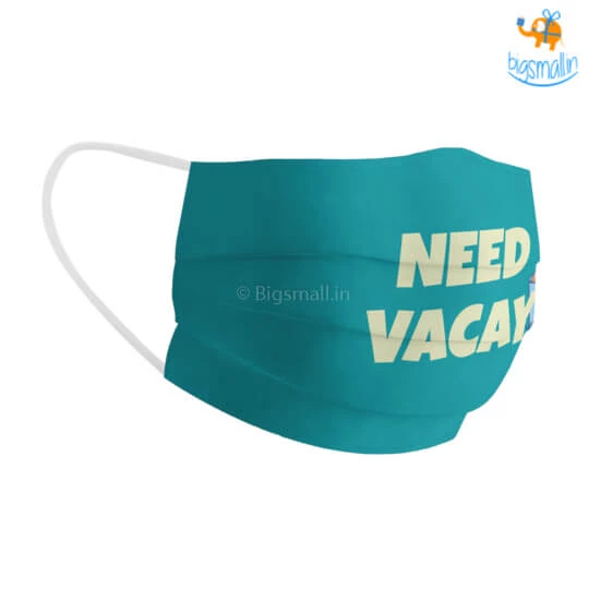 SoxyToes Father's Day Need Vacay Cotton Mask With Filter