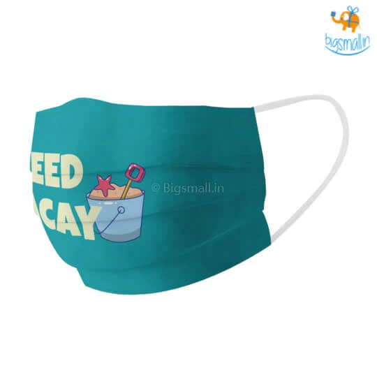 SoxyToes Father's Day Need Vacay Cotton Mask With Filter