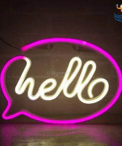 Bigsmall_hmk Neon Hello Light All Of It