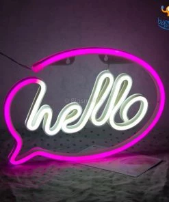 Bigsmall_hmk Neon Hello Light All Of It