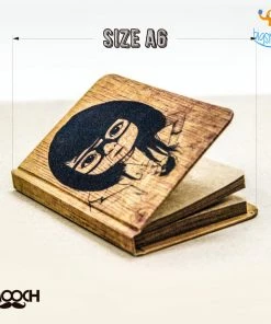 Mooch Design Studio Emo Girl A6 Notebook With Elastic All Of It