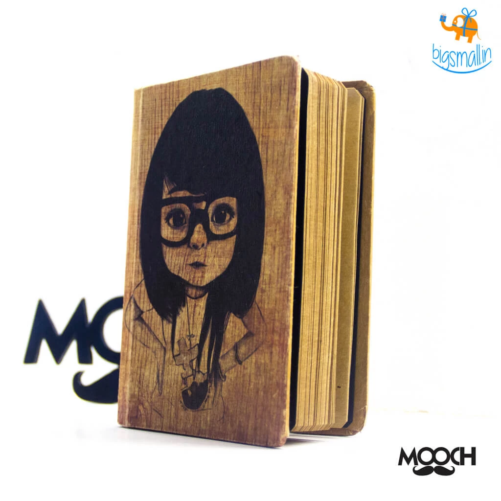 Mooch Design Studio Emo Girl A6 Notebook With Elastic All Of It