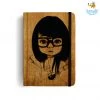 Mooch Design Studio Emo Girl A6 Notebook With Elastic All Of It