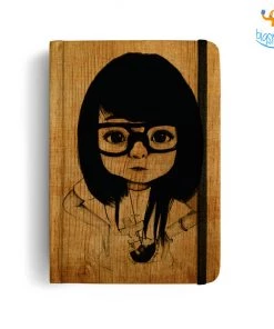 Mooch Design Studio Emo Girl A6 Notebook With Elastic All Of It