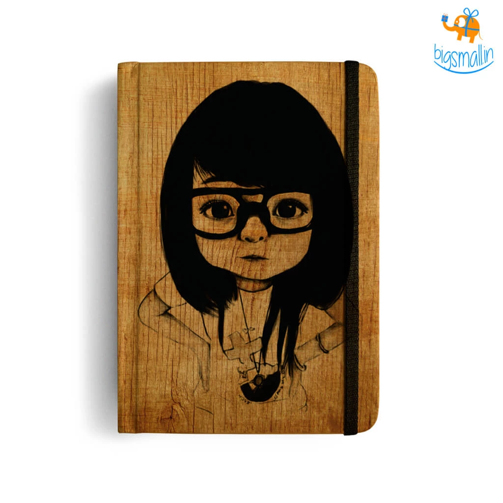 Mooch Design Studio Emo Girl A6 Notebook With Elastic All Of It