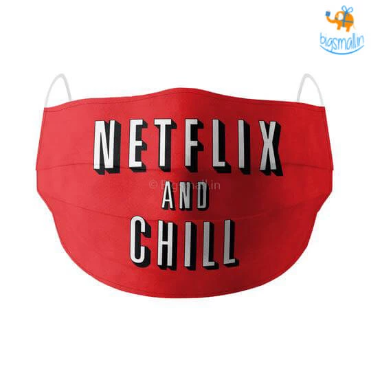 SoxyToes Netflix & Chill Cotton Mask With Filter