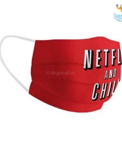 SoxyToes Netflix & Chill Cotton Mask With Filter