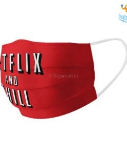 SoxyToes Netflix & Chill Cotton Mask With Filter