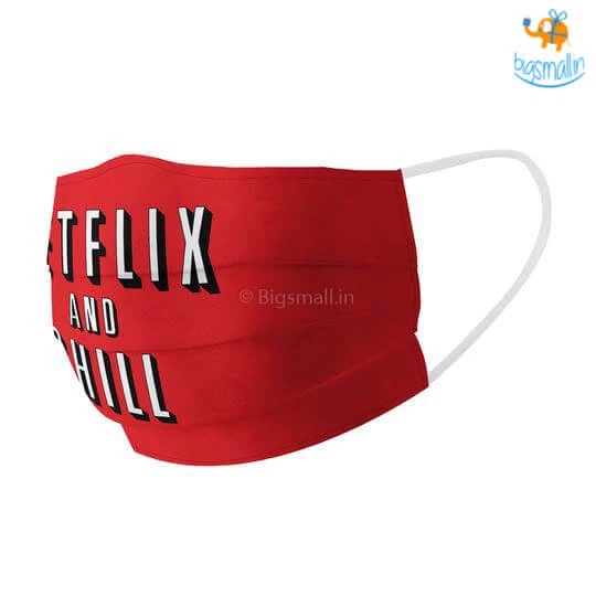 SoxyToes Netflix & Chill Cotton Mask With Filter