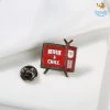 Bigsmall_piu Netflix & Chill Metallic Lapel Pin All Of It