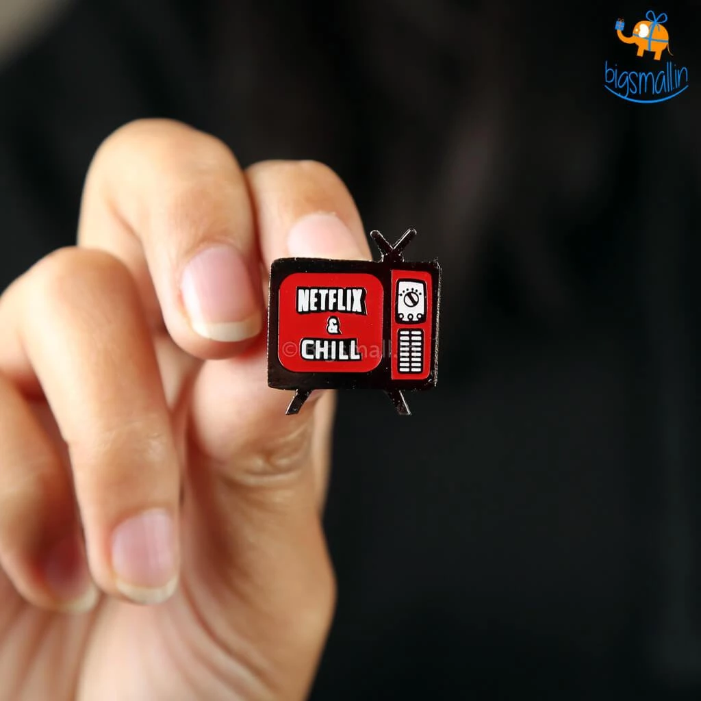 Bigsmall Netflix & Chill Combo - Socks And Pin All Of It