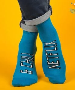 SoxyToes Father's Day Men Netflix And Chill Socks