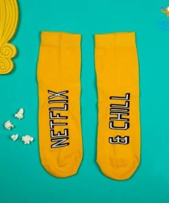 SoxyToes Father's Day Men Netflix And Chill Socks
