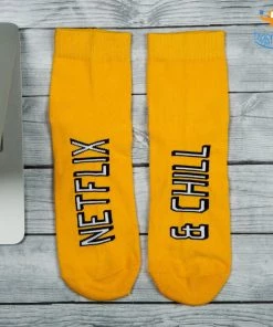 SoxyToes Father's Day Men Netflix And Chill Socks