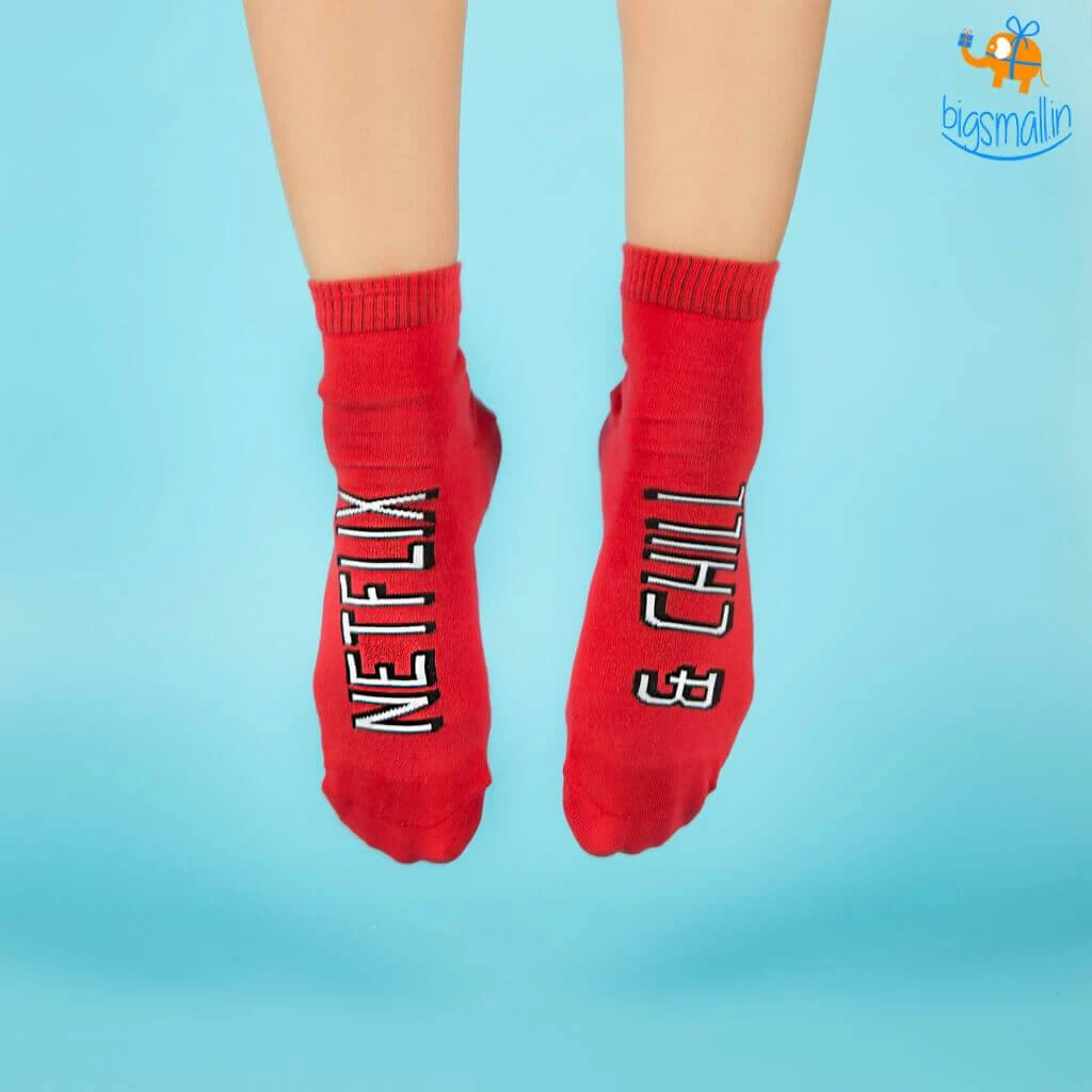 SoxyToes Women Netflix And Chill Socks Sale